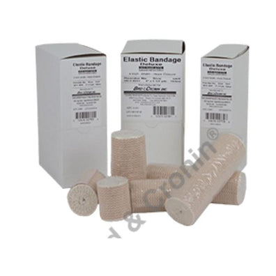 Bandage 3"x5yd Stretch Elastic Clip Closure Tan LF 10/Box - Surgical Supplies NY
